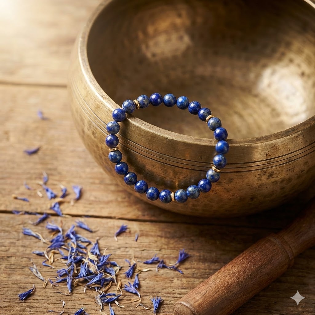 Natural Lapis Lazuli Bracelet, additional view