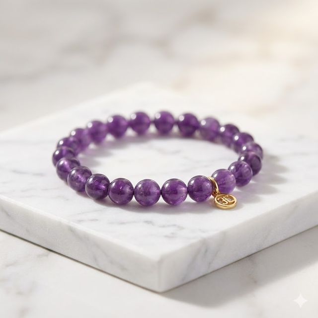 Natural Amethyst Bracelet