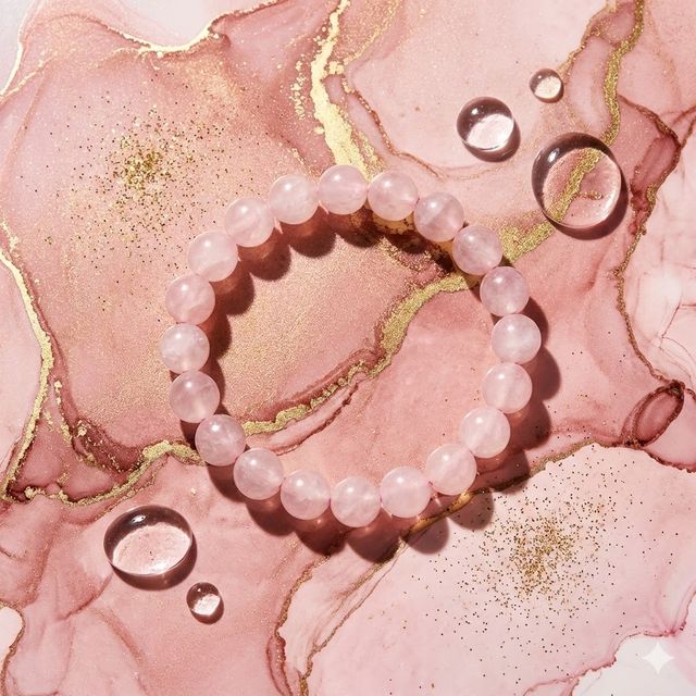 Natural Rose Quartz Bracelet