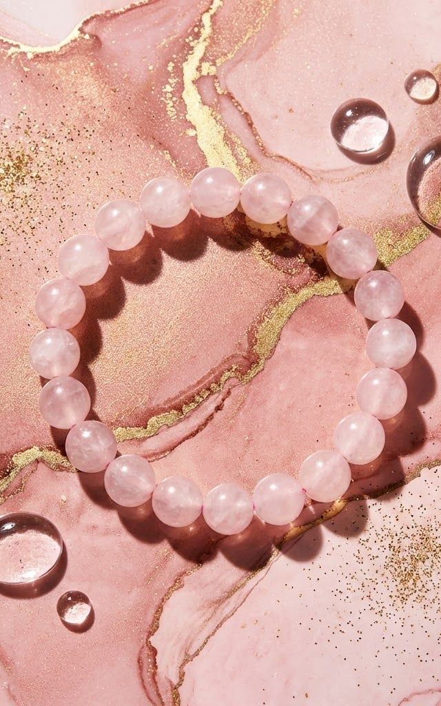Natural Rose Quartz Bracelet